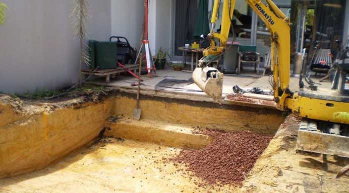 Drain Laying Auckland excavation image in Waitakere NZ