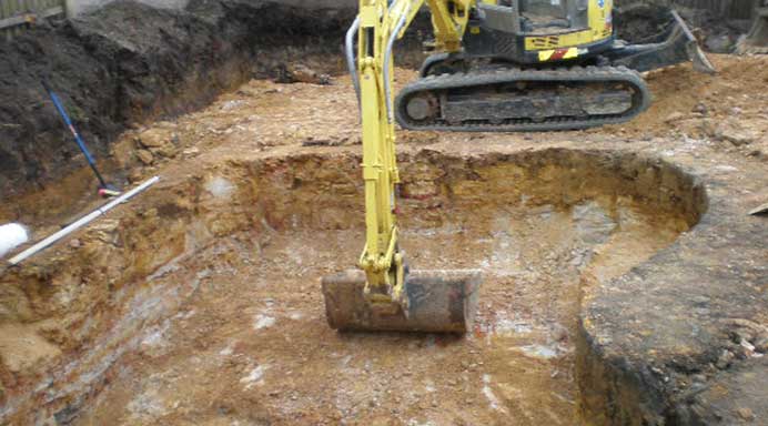 Drain Laying Auckland excavation image in Waitakere NZ